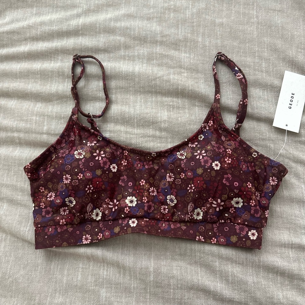 GEODE Charlotte Bikini Top Floral